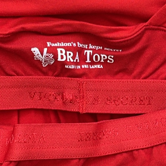 VS Vintage Red Bra Top Ruched Scoop-Neck Bust & Open Back Halter Mini Dress -XS - Picture 6 of 7